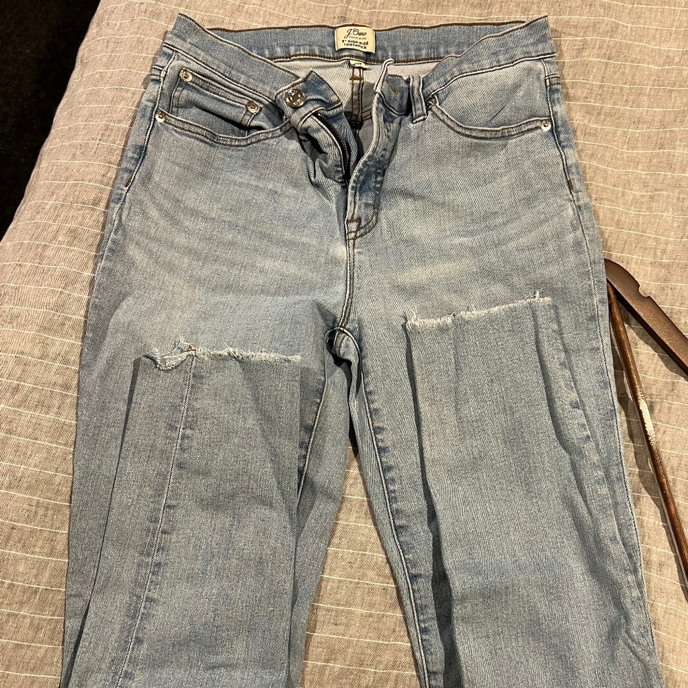 J. Crew 9" Toothpick Jeans - 29T